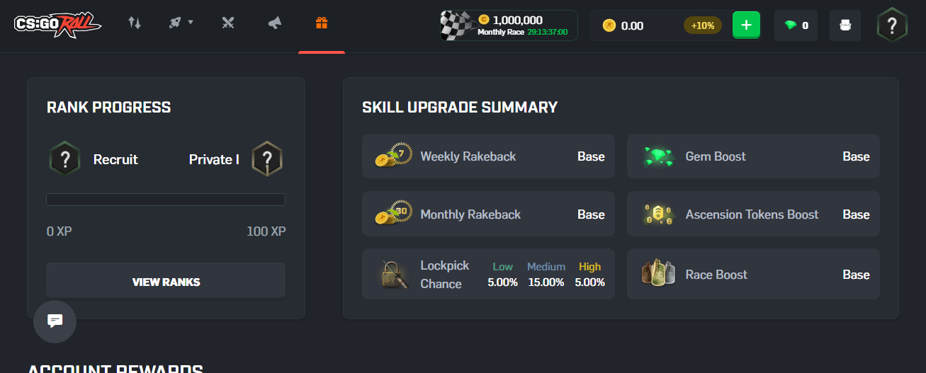 Daily Rewards and Level Progression