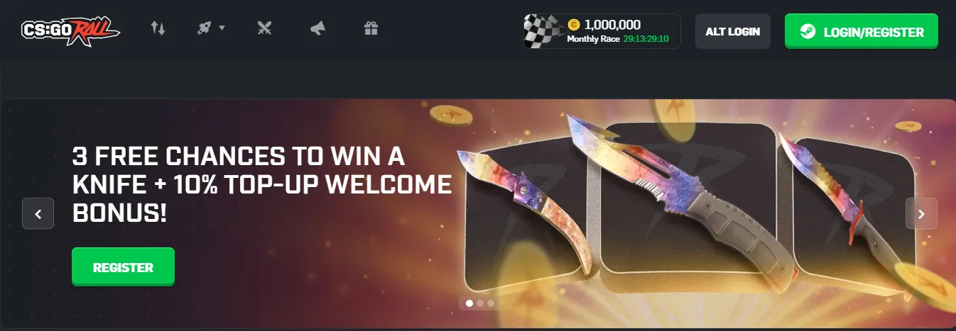 Official CSGORoll Website 